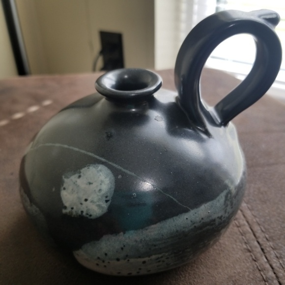 Studio Pottery Pot MCM Bud Vase Stoneware - Picture 4 of 6